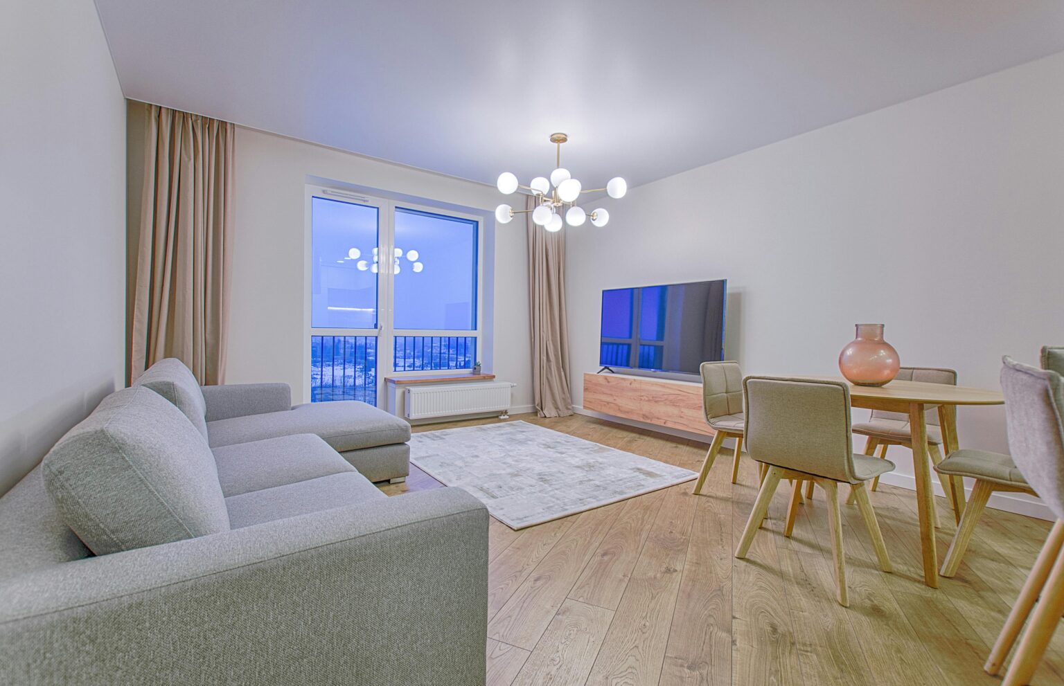Airbnb living room in Hampton
